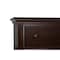 Homeroots 56" Espresso Solid and Manufactured Wood Six Drawer Double Dresser 530244 - alternate 3