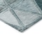 Homeroots 3' X 5' Teal Blue Aqua And Gray Geometric Washable Indoor Outdoor Area Rug 583052 - alternate 2