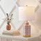 Jonathan Y Diana 23.5 in. Traditional Classic Ceramic and Metal Ginger Jar LED Table Lamp, Red/White/Brass Gold JYL3050C - alternate 2