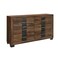 Global Furniture Usa Modern Optimus Brown/Black Dresser OPTIMUS-BRWN/BLK-DR - alternate 2