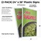 Signmission Guacamole, Plastic Signs Only 24 Inch x 36 Inch, Corrugated Plastic, 2PK CSB-2436-2PACK-Guacamole - alternate 2