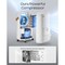 Edendirect 45 pt. 4,500 sq. ft. Dehumidifier for Basement in White, with Drain Hose, Bucket, Cloth Dry ZRPD22SA - alternate 2