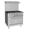 Koolmore 36 in. 6 Burner Commercial Liquid Propane Range in Stainless-Steel KM-CR36-LP - alternate 2