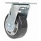Vestil Rubber Swivel Caster 5 In. Diameter x 2 In. Width 661 Lb. Capacity Dark Black/Gold CST-VE-5X2MRA-S - alternate 3