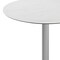Flash Furniture 36" Round Outdoor Tabletop, White Faux Marble, Seamless Surface Technology, 30" x 30" Silver X Base ST-RD36-WHMAR-T3030S-GG - alternate 4