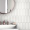 Apollo Tile Festa 1.7 in. x 9.6 in. Matte White Ceramic Picket Wall and Floor Tile 2.37 sq. ft./case, 23PK APLPCD88WTMA - alternate 2