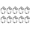 Grizzly Supply Mini Hose Clamp, SAE 6, 304 Stainless Steel, 7/16 to 3/4 in Clamping Dia, 10PK #6MS HC - alternate 1