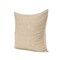 Homeroots 22" Beige Cotton Blend Throw Pillow Cover with Texture 608201 - alternate 2
