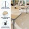 Flash Furniture Commercial Adjustable Height Kidney Activity Table with Locking Casters-LT NAT XU-A4872-KIDNY-LTNAT-T-P-CAS-GG - alternate 2