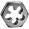 Century Drill & Tool 7/16-20 National Fine 1'' Across Flats Fractional Hexagon Die 96208 - alternate 1