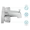Dura Faucet Used For Bathtub With Tub And Shower Diverter Crystal Acrylic Knob Chrome Polished DF-SA610A-CP - alternate 2