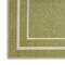 Homeroots 5' Green And Ivory Square Indoor Outdoor Area Rug 545957 - alternate 2