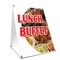 Signmission Lunch Buffet, 36 Inch x 24 Inch A-frame Yard Sign, Plastic Sign SBC-2436-Lunch Buffet - alternate 1