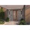 Doornmore G104, 51.5" x 98" ( 36" Door + 12" Side) Left Hand, Mahogany SDL 4 Lite Exterior Door G104-SW-3696-G102-SL_1-1_LI - alternate 1