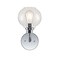 Jonathan Y Sandrine 6.5" 1-Light Iron/Seeded Glass Cottage Rustic LED Vanity Light, Chrome JYL7526B - alternate 3