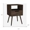 Homeroots 25" Brown Wood One Drawer Nightstand 543655 - alternate 3