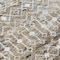 Homeroots 8' Brown And Beige Round Argyle Washable Indoor Outdoor Area Rug 615796 - alternate 3