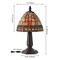 Jonathan Y Carter Tiffany-Style 12" LED Table Lamp, Red/Yellow JYL8016B - alternate 2