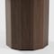 Homeroots 46" Brown Wood Pedestal Base Round Top Dining Table 720949 - alternate 2