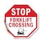 Signmission Stop Forklift Crossing, 10 Inch X 10 Inch, Vinyl Decal OC-D-10-55 - alternate 1
