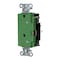 Hubbell Wiring Device-Kellems Straight Blade Receptacle, 5-20R, 20 A, 125V AC, 2 Pole, 3 Wire, Surface Mount, Grounded DR20STGNTR - alternate 1