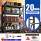 Wrightmaster 59in.*23.7in.*69in. Heavy Duty 4-Tier Garage Shelving with Adjustable Height ZoroP480397 - alternate 2