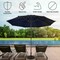 Pure Garden 9 ft Round Patio Umbrella Easy Crank, Vented Canopy Outdoor Umbrella for Shade 50-LG1419 - alternate 2