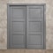 Sartodoors Sliding Closet Bypass Doors 36 x 84 inches, Ego 5010 Painted Grey Oak, Rails Hardware Set, Wood S EGO5010DBD-SEK-3684 - alternate 3