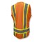 Radians 100% polyester knit front, 100% polyester mesh back, Zipper Closure Closure, Orange, Size 3X SV6WO3X - alternate 3