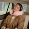 Home-Complete Travel Pillow Memory Foam Pillow with Washable Cover Neck Pillows for Sleeping, Pink HT-PILLOW2-PNK - alternate 2