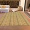 Homeroots 5' X 8' Gold And Copper Striped Washable Indoor Outdoor Area Rug 615056 - alternate 2