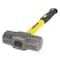 Surtek Short Fiberglass Handle Forged Octagonal Sledge Hammer 12in, 3 Lb MARR3FV - alternate 1