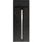 Vdomdoors Aluminum Door with Hidden Handle Hiddex 0155 Natural Noir Entry Steel Metal Modern Painted W36xH80+ HIDDEX0155EXD-NOIR-W36xH80+16-LH-I - alternate 1