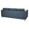 Office Star Products Atlantic Sofa, Blue ATL53-R105 - alternate 2