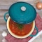Megachef 6.35 Quart Round Enameled Cast Iron Dutch Oven with Self Basting Lid in Teal MCCI-A28T - alternate 3