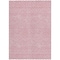 Homeroots 10' X 14' Pink And Ivory Chevron Washable Indoor Outdoor Area Rug 596290 - alternate 2