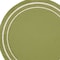 Homeroots 4' Green And Ivory Round Indoor Outdoor Area Rug 545956 - alternate 2
