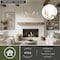 Vaxcel Annabelle 6-Light 30 in. Wide Brass Gold Farmhouse Candle Chandelier H0318 - alternate 2