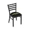 Holland Bar Stool Co BlackLogo Chair, VinylSeat L00418NDakSt-B - alternate 1