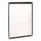 Excello Global Products Menu Holder For 8.5 x 11 Menus, Portrait Orientation, 9.3 x 11.9 Holder, Clear/Black/Gold SPLS-MENU-2-1PK - alternate 1