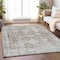 Homeroots 10' X 14' Chocolate Oriental Washable Indoor Outdoor Area Rug 607601 - alternate 3