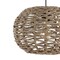 Jonathan Y Isla 14" 1-Light Farmhouse Coastal Rattan 180" Cord Plug-In or Hardwired LED Pendant, Brown JYL1405A - alternate 3
