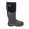 Dryshod Mens Haymaker Gusset Farm Boots, Rubber, Waterproof, Black, Pull On, Size 10 HAYG-MH-BK-010 - alternate 1