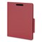 Pendaflex Pressboard Top Tab Folders, 2/5-Cut Tab, Exp 2.5", 2 Dividers, 6 Fasteners, Letter, Bright Red, 10PK 24131P - alternate 2