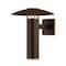 Troy Lighting Birk 1 Light Exterior Wall Sconce, Patina Brass and Bronze, 13 In x 15 In B7915-PBR/BRZ - alternate 1