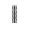 Homeroots Espresso Metal Four Tier Corner Bookcase 376535 - alternate 1