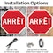 Signmission Arrt, 10 inch X 10 inch, Aluminum Metal Signs, 2PK OC-A-2PACK-10-60 - alternate 2
