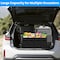 Simple Deluxe Trunk Organizer for Car/SUV, Foldable 2 Compartment 50L Car Storage, Waterproof 600D Oxford Polyest AAORGNTRUNK2OXBLKV2 - alternate 2