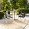Flash Furniture Square Table Set, Aluminum, Plastic, Rattan, Stainless Steel, Grey TLH-ALUM-24SQ-020BKCHR4-GG - alternate 3