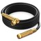 Maximm 10ft RG6 Quad Shielded Coaxial Cable with Right Angle Connector, Black RG6-STA-GLD-4S-10FT - alternate 1